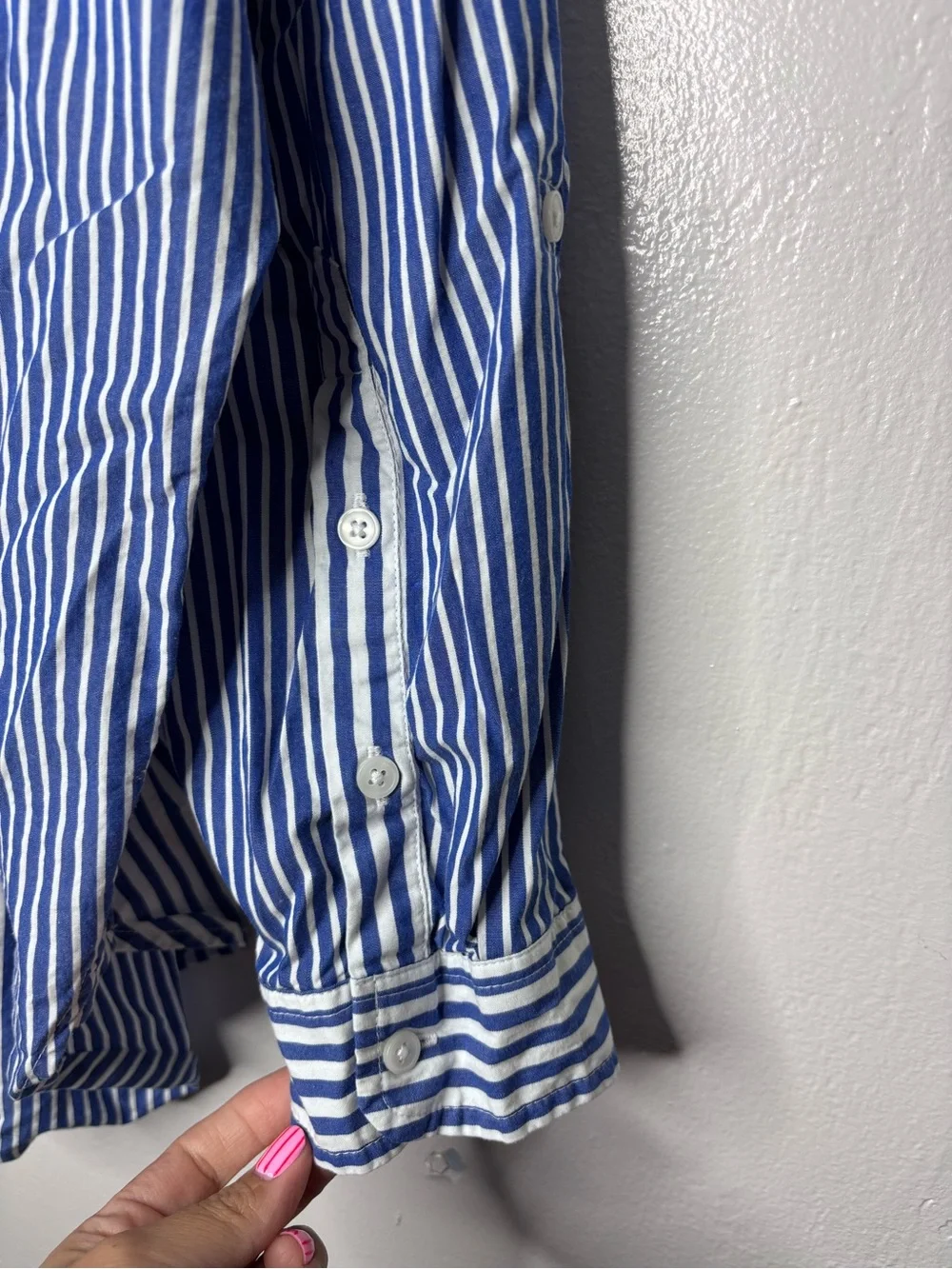 Gloria Vanderbilt Striped Button Down